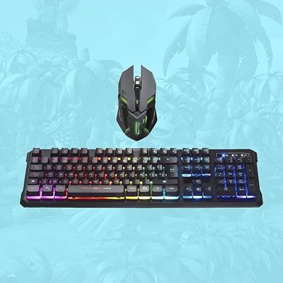 Kit Gamer Teclado + Mouse Rgb Multicolor